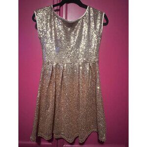 Rose Gold Party Dress! Size L